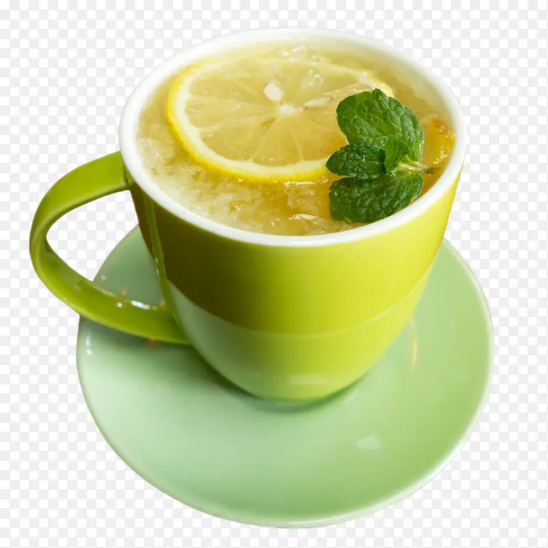 柠檬杯子素材