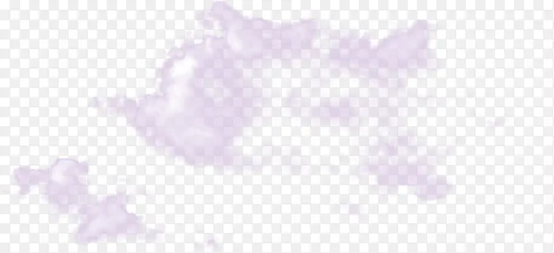 云紫色云朵