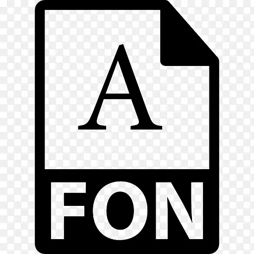 fon文件格式符号图标