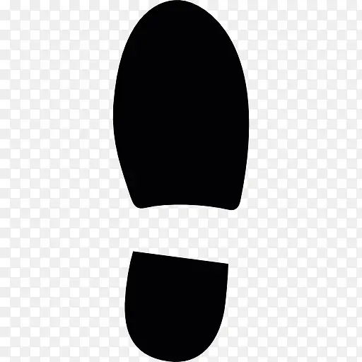 右鞋足迹图标