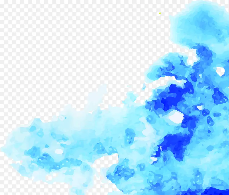 蓝色水印中式图片