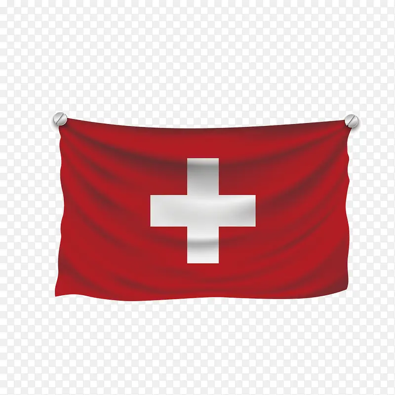 矢量旗标国家瑞士