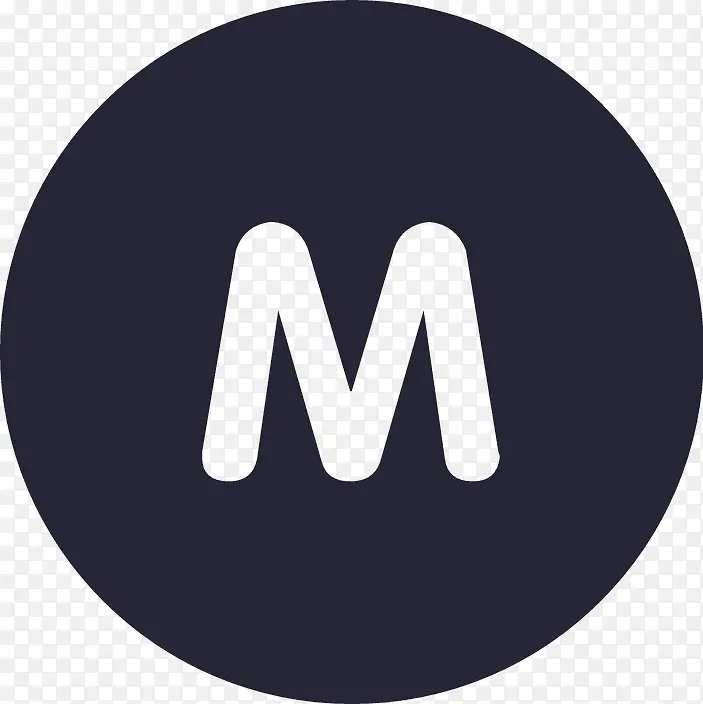 简约字母M图标设计PNG图片素材下载_图片编号qkelkwww-免抠素材网