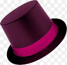 紫红色高帽