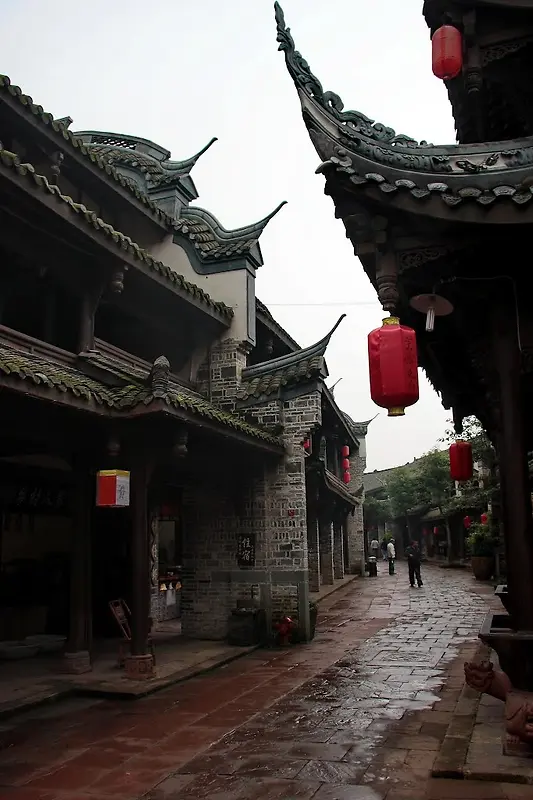 中国古老建筑复古