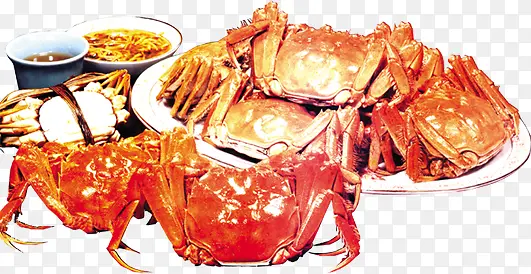 螃蟹美食食物节日
