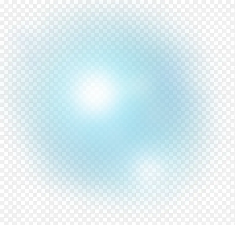 水蓝色朦胧png素材