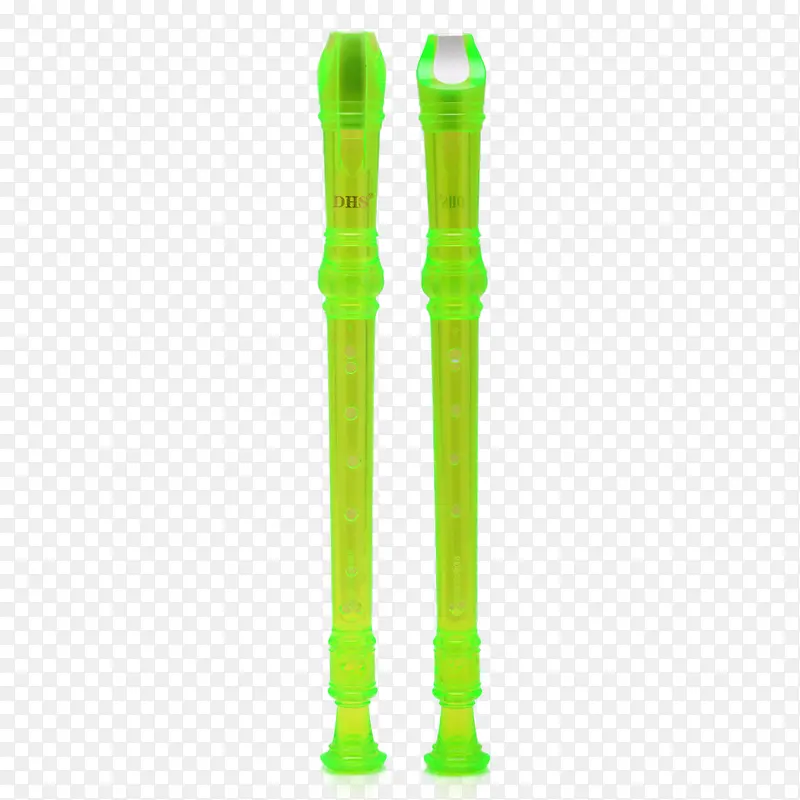 绿色塑料笛子