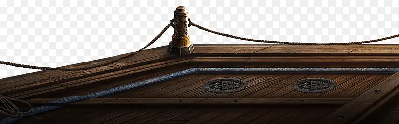 木制船围栏素材