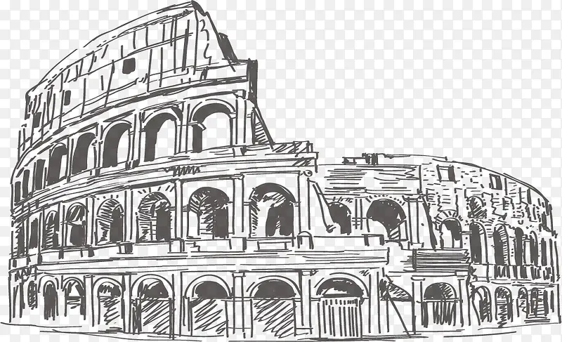 罗马斗兽场建筑