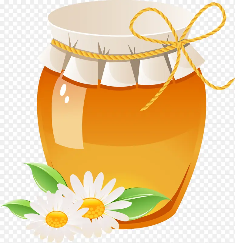 蜂蜜罐子图案装饰