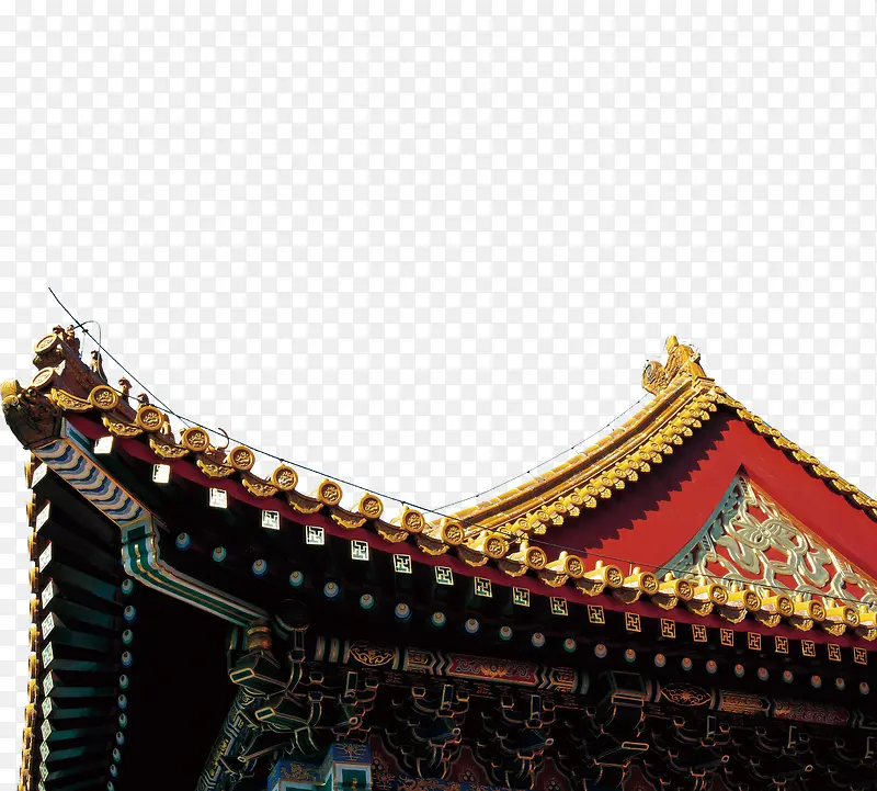 高清中国风建筑房头