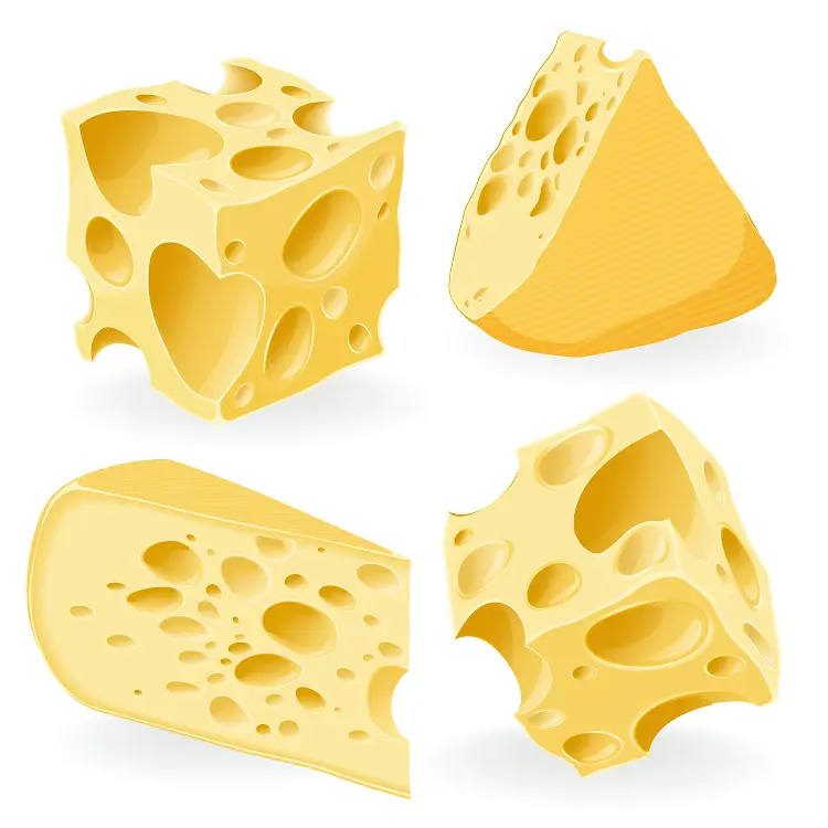 Cheese奶酪矢量素材