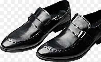 高清黑色商务皮鞋