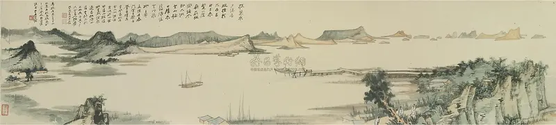 古风手卷样式主页装修PNG图片素材下载_图片编号ykekjzmx-免抠素材网