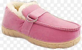 粉色高清冬季棉鞋