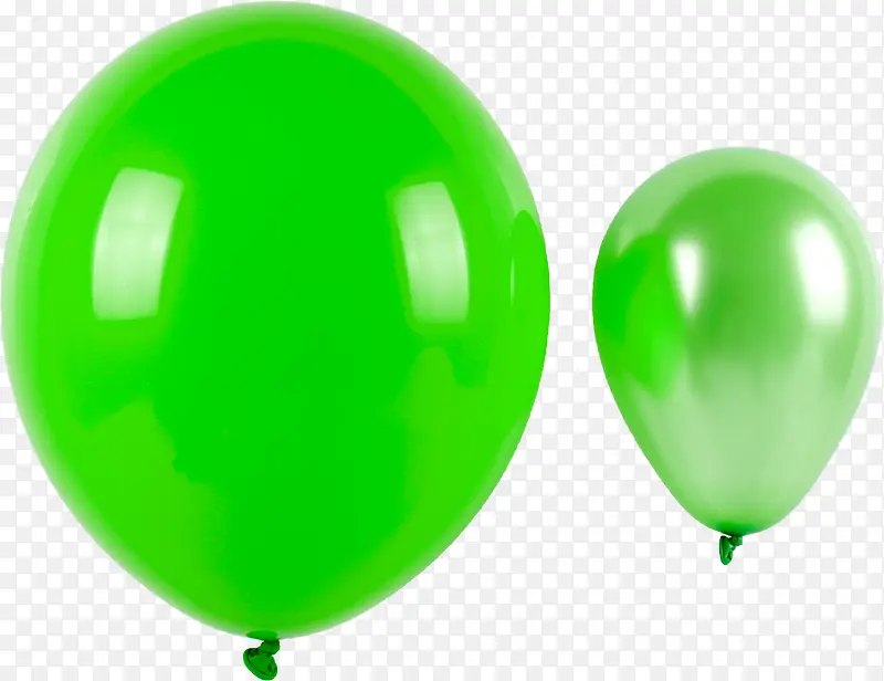 绿色大小气球