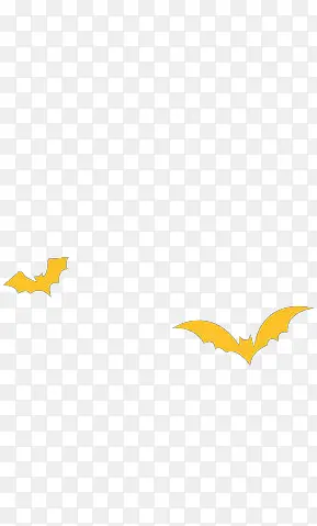 卡通黄色蝙蝠图片