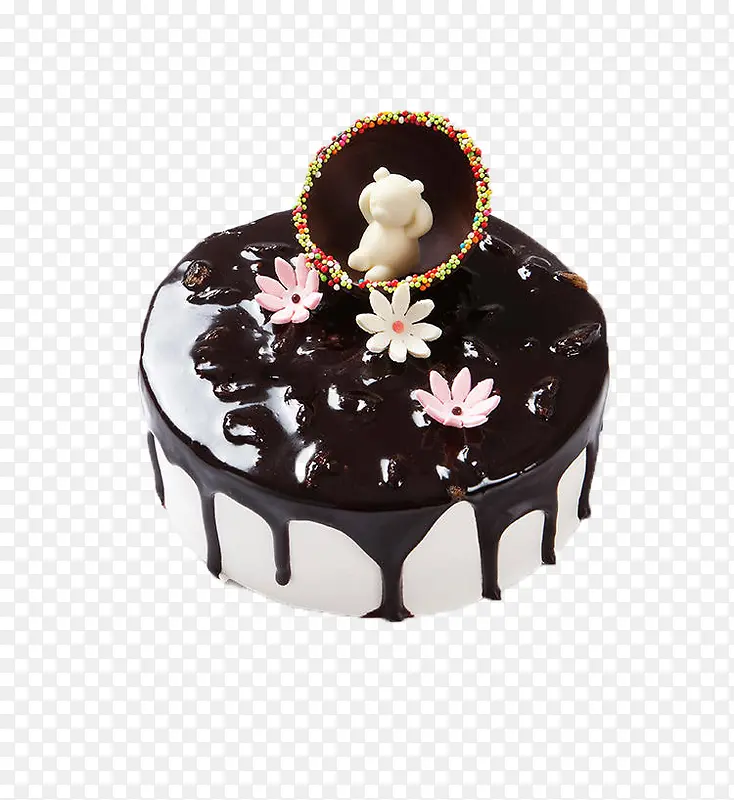 小熊蛋糕  巧克力  奶油