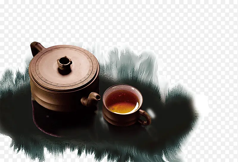 中国风油墨茶叶
