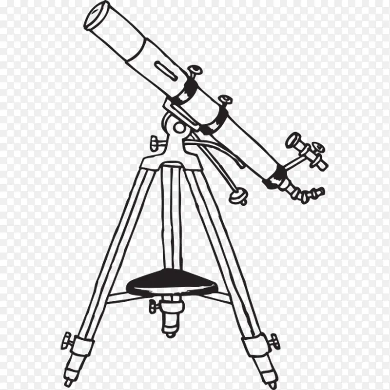 手绘的望远镜1