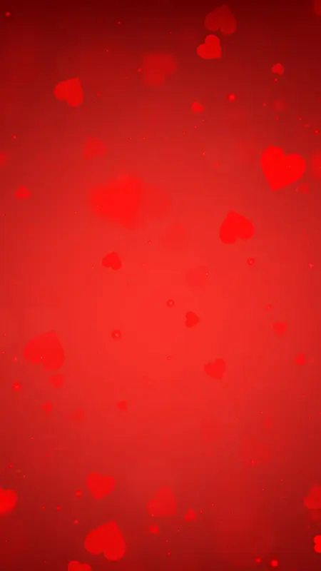 红色爱心矢量图源文件H5背景