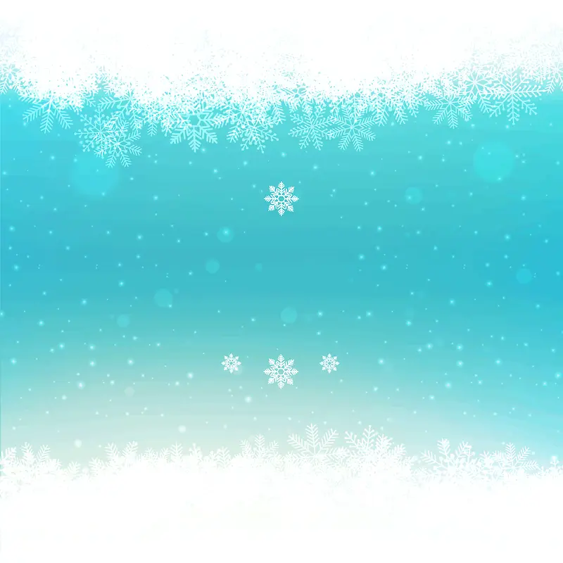 雪花背景唯美题材公益广告装饰