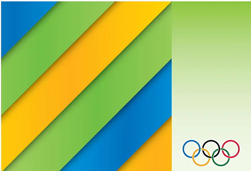 欧式奥运会宣传详情页矢量背景素材