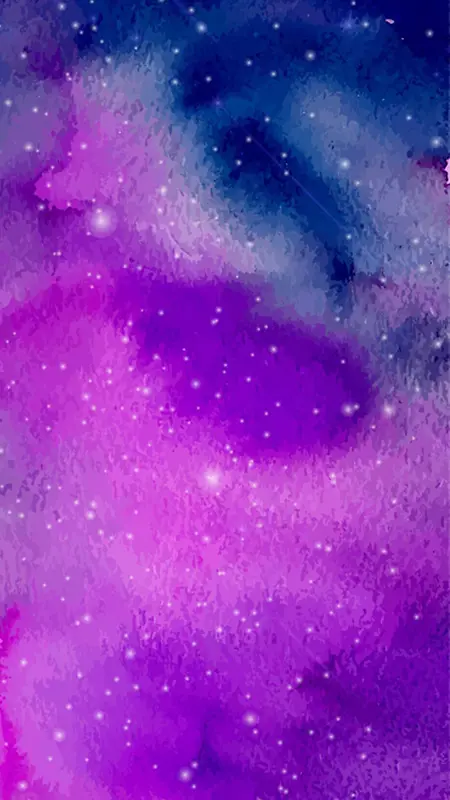 紫色梦幻水彩源文件H5背景素材