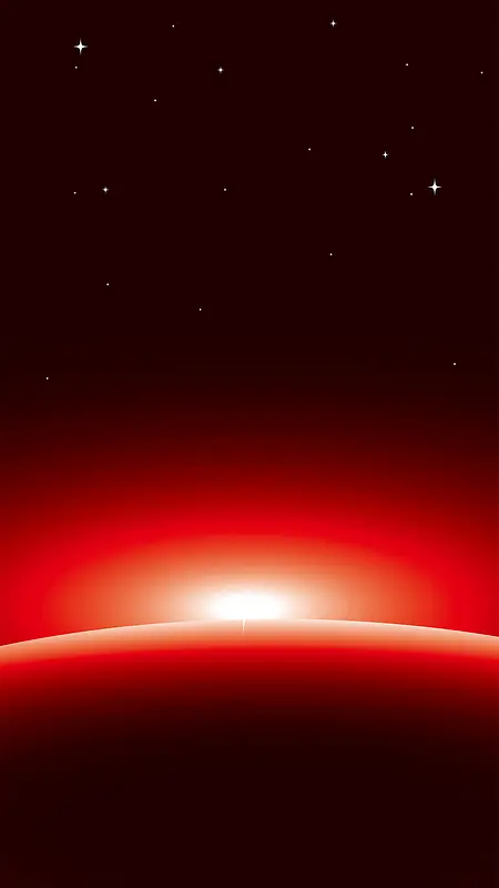 神秘红色星空H5背景素材