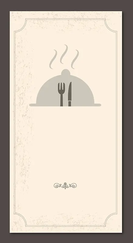 简约餐牌菜单西式海报背景