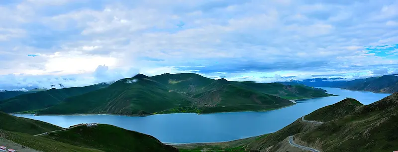 羊卓雍措湖照片