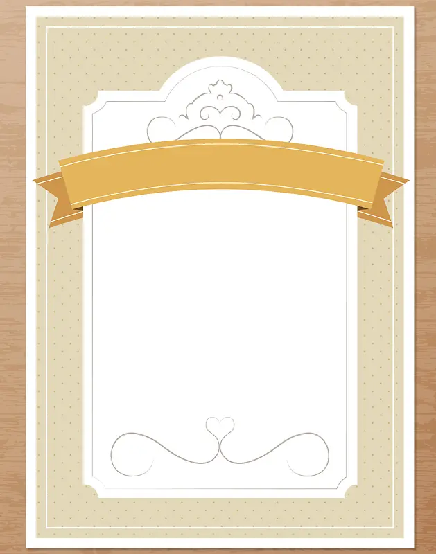 素雅婚礼卡片背景矢量素材