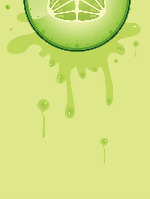 鲜榨果汁系列海报绿色猕猴桃海报背景