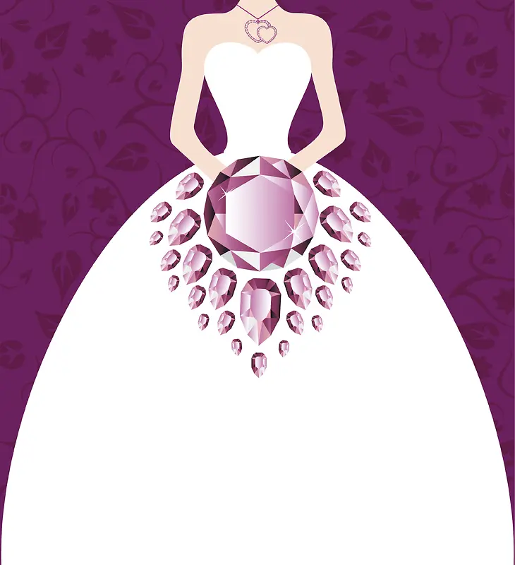 婚礼珠宝海报设计元素背景素材