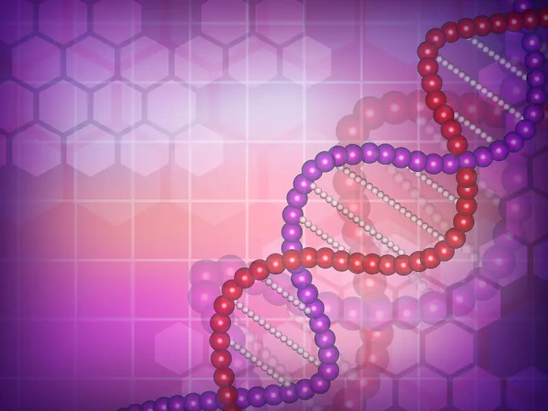 丰富多彩的DNA医学背景矢量素材