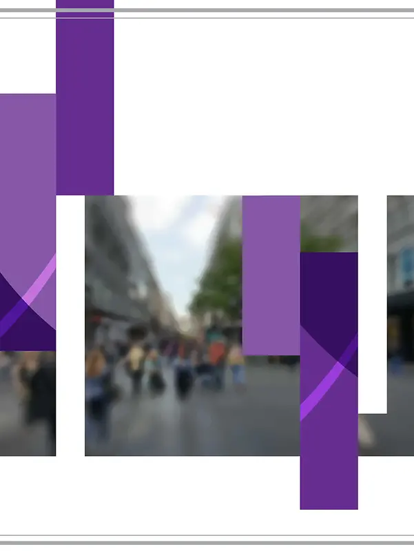 紫色几何宣传画册封面矢量背景