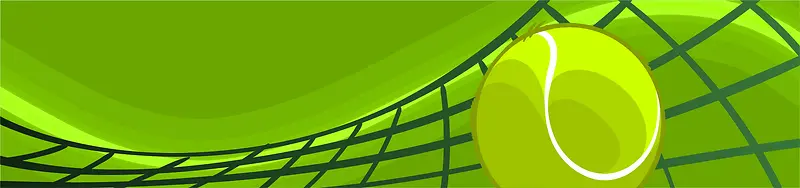 绿色运动网球背景