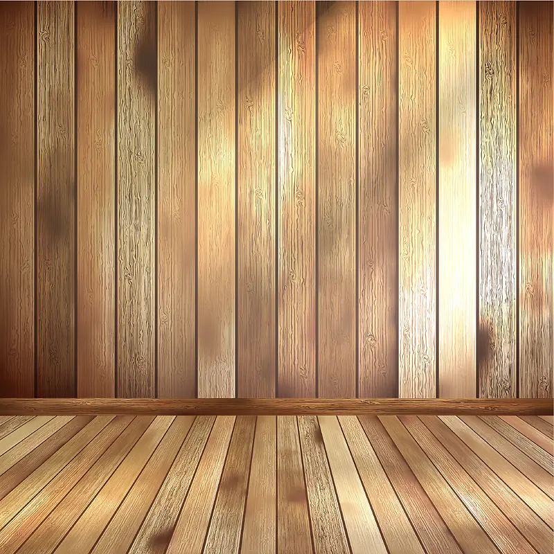 木板纹理质感立体室内背景