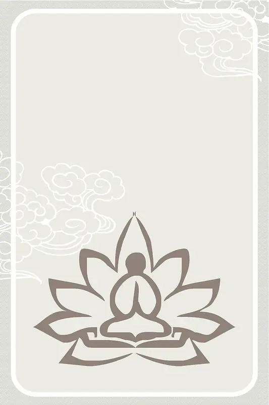 佛教文化海报背景