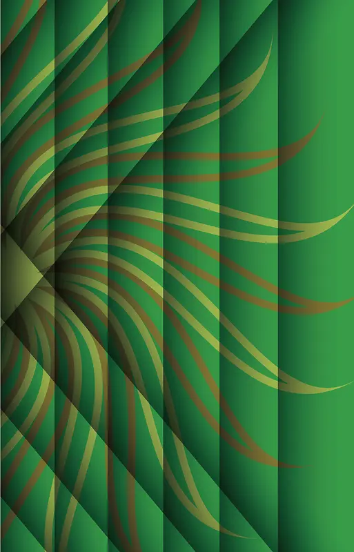 绿色竹竿上的花纹背景素材