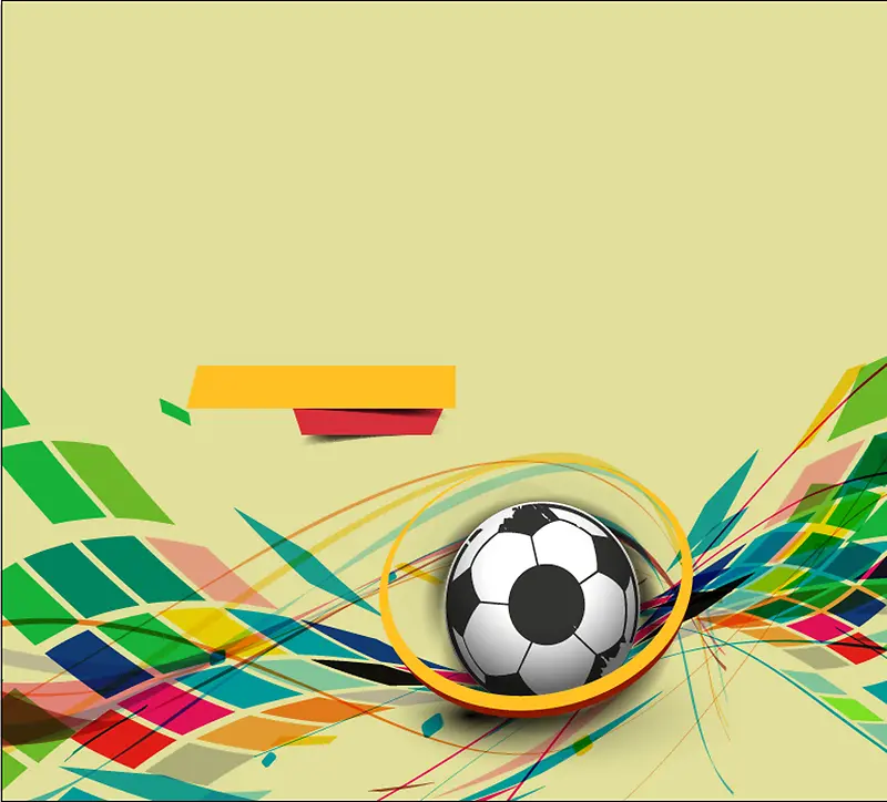 足球炫彩科技海报背景素材
