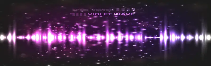 紫色梦幻音波背景