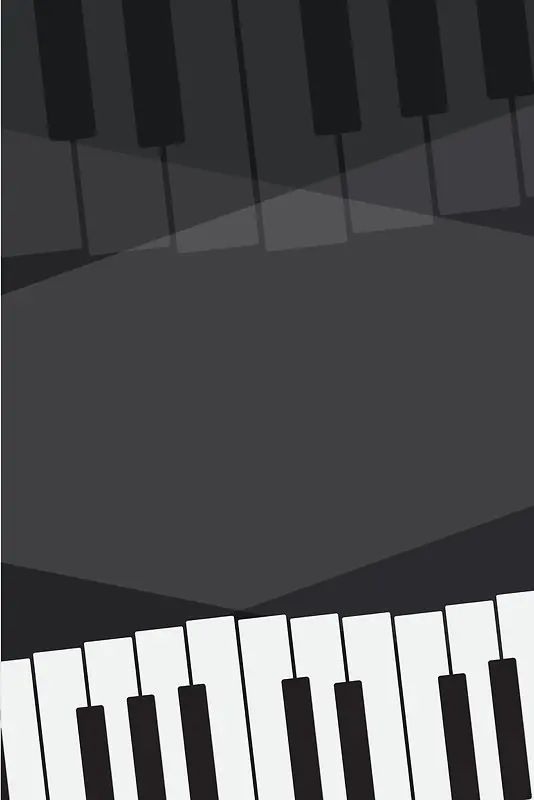矢量琴键手绘音乐宣传背景