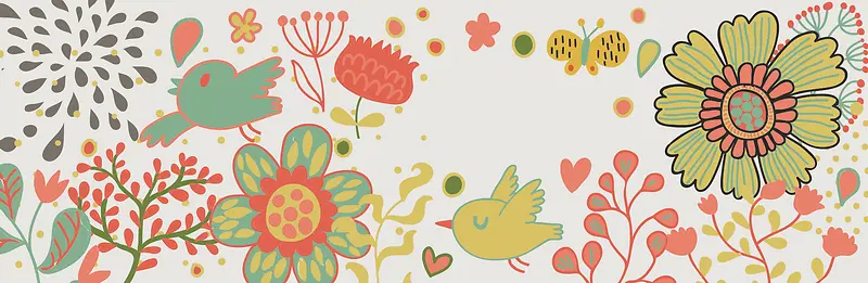 花鸟花卉banner