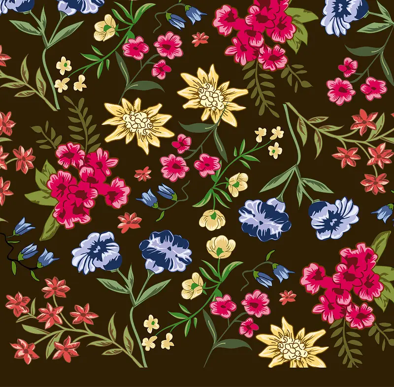 花卉背景图案