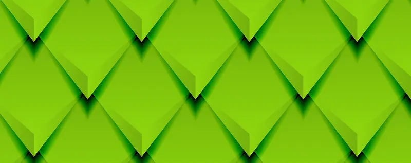 绿色立体菱形背景