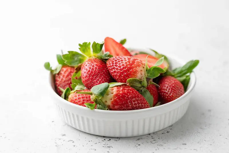 草莓，素材背景