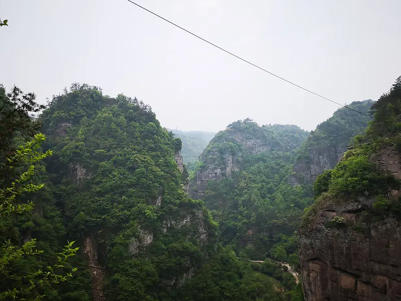 穿岩十九峰旅游拍摄