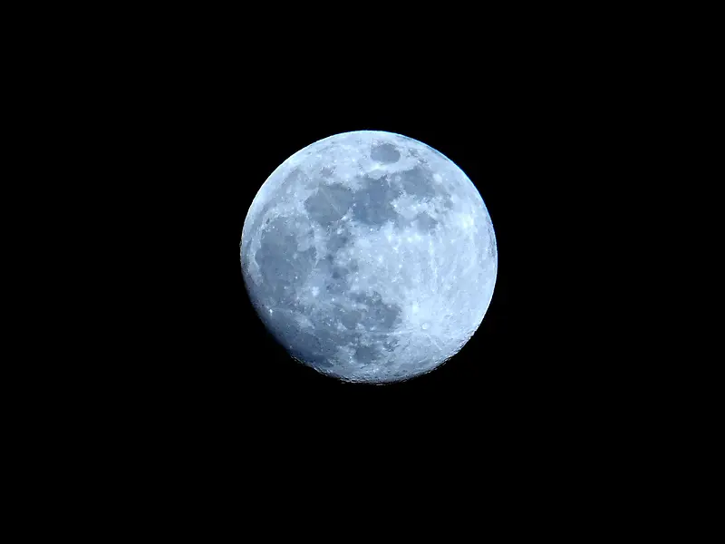 夜晚 月亮 圆月 背景